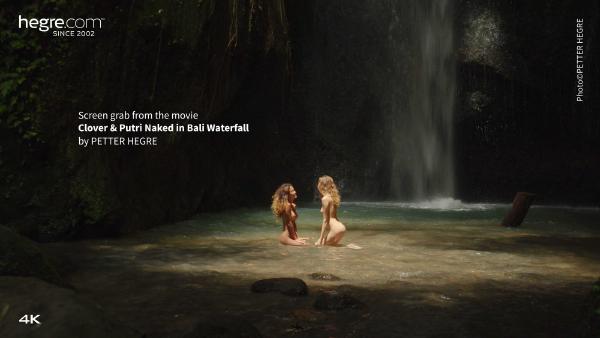 Captura de pantalla #5 de la película Clover y Putri desnudos en la cascada de Bali