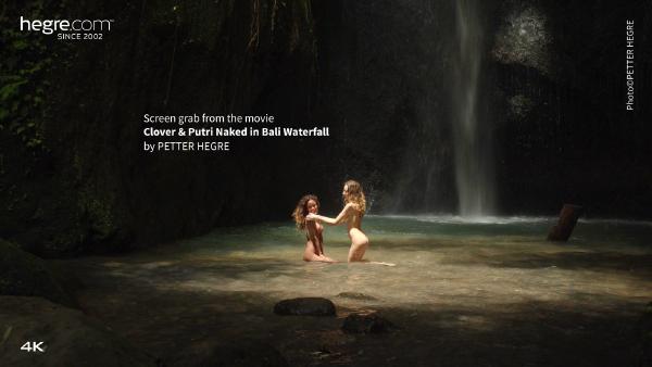 Captura de pantalla #6 de la película Clover y Putri desnudos en la cascada de Bali