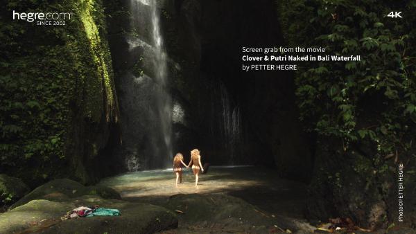 Clover and Putri Naked In Bali Waterfall filminden # 4 ekran görüntüsü